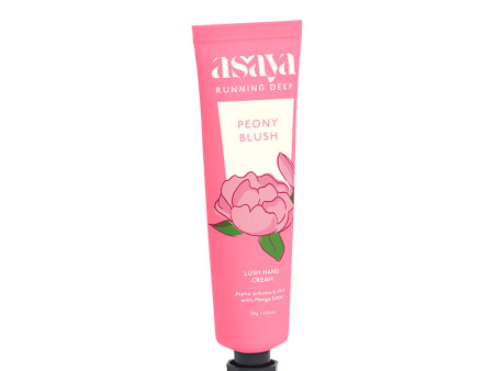 Asaya Peony Floral Hand Cream Softens Dry, Rough Hands For Men & Women Hot on Sale