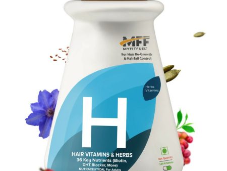 MyFitFuel Hair Vitamins with DHT Blocker Tablets (36 Vitamins, Mineral & Herbs) for Hair Growth Hot on Sale