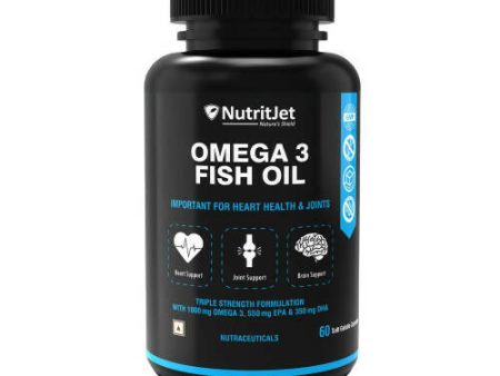 NutritJet Omega 3 Fish Oil 1000mg Capsules Online