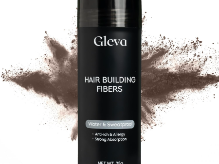 Gleva Hair Hair Building Fibers Hair Powder Thickener - Black Discount